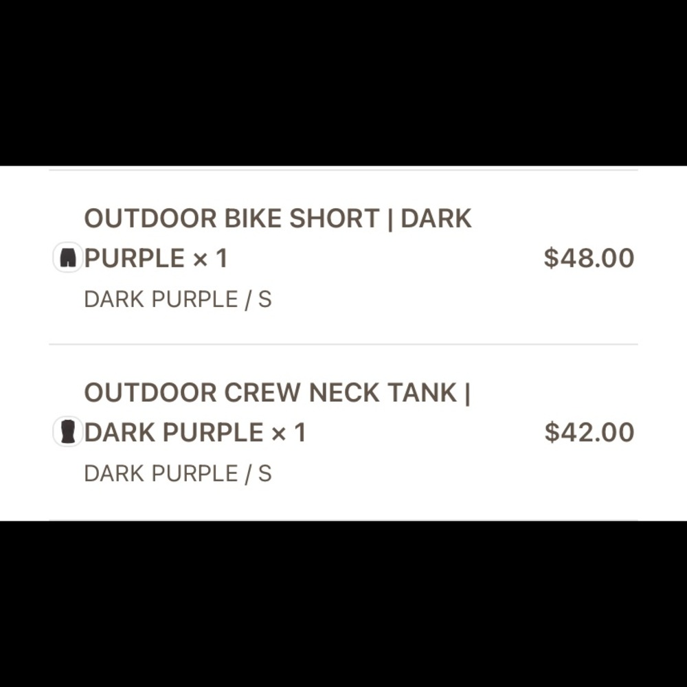 SKIMS Outdoor Basics Crew Tank and Shorts BUNDLE